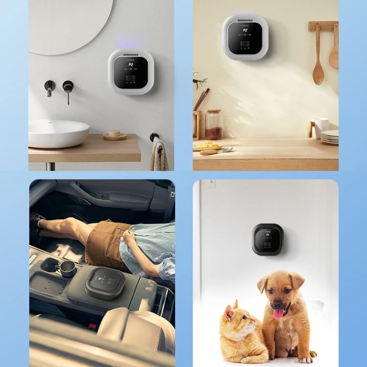 HOSK XT-01 UV Pet Air Purifier Household Deodorant Ozone Generator, Size: Charging(Black) - Image 9