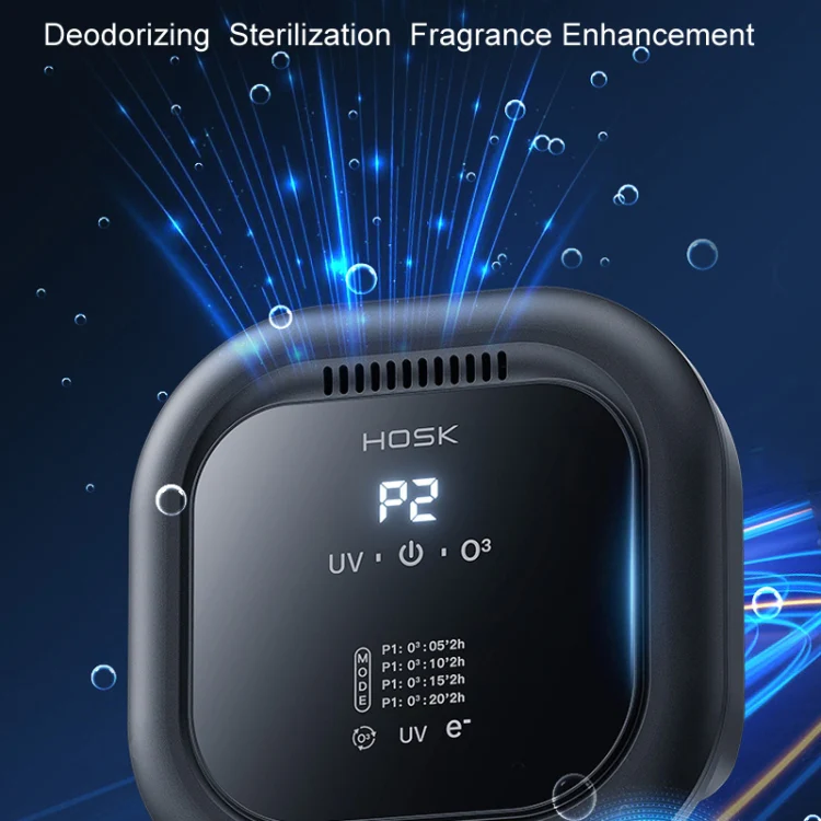 HOSK XT-01 UV Pet Air Purifier Household Deodorant Ozone Generator, Size: USB Plug(Black) - Image 2