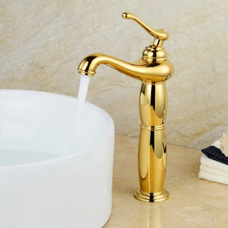 Hot And Cold Mixed Water Basin Imitation Water Faucet, Style: High Model - Image 3