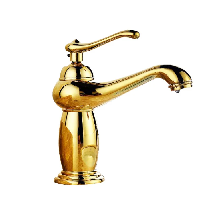 Hot And Cold Mixed Water Basin Imitation Water Faucet, Style: Short Model - Image 2