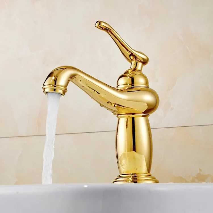 Hot And Cold Mixed Water Basin Imitation Water Faucet, Style: Short Model - Image 3