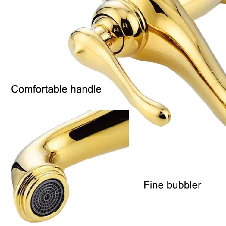 Hot And Cold Mixed Water Basin Imitation Water Faucet, Style: Short Model - Image 4