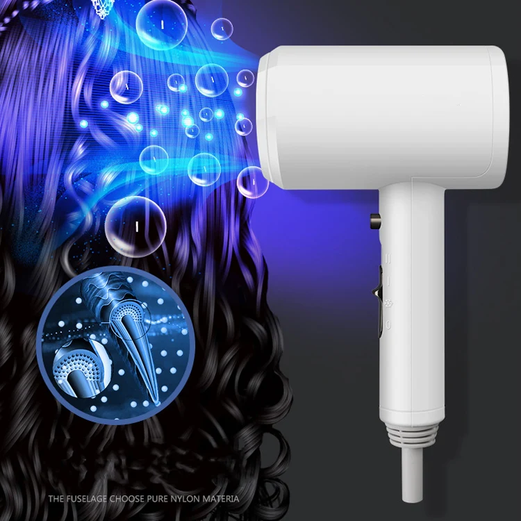 Hotel Hair Dryer Wall Mount High Power Hair Dryer Household Hair Cylinder Dryer, CN Plug(Hotel Hairdryer White) - Image 7