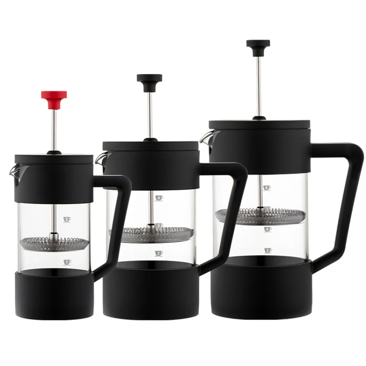 Household Hand Brewed Coffee French Filter Press Pot Glass Tea Maker(1000ml) - Image 2