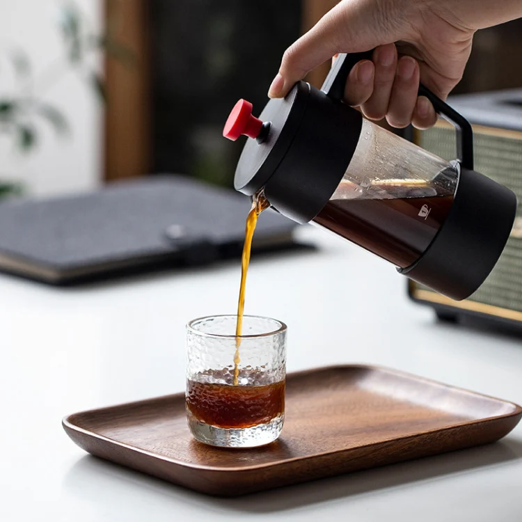 Household Hand Brewed Coffee French Filter Press Pot Glass Tea Maker(350ml) - Image 6