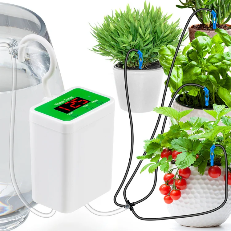 Household Intelligent Drip Irrigation Automatic Watering Timing Machine, Specification: Water 12 Potted Plants