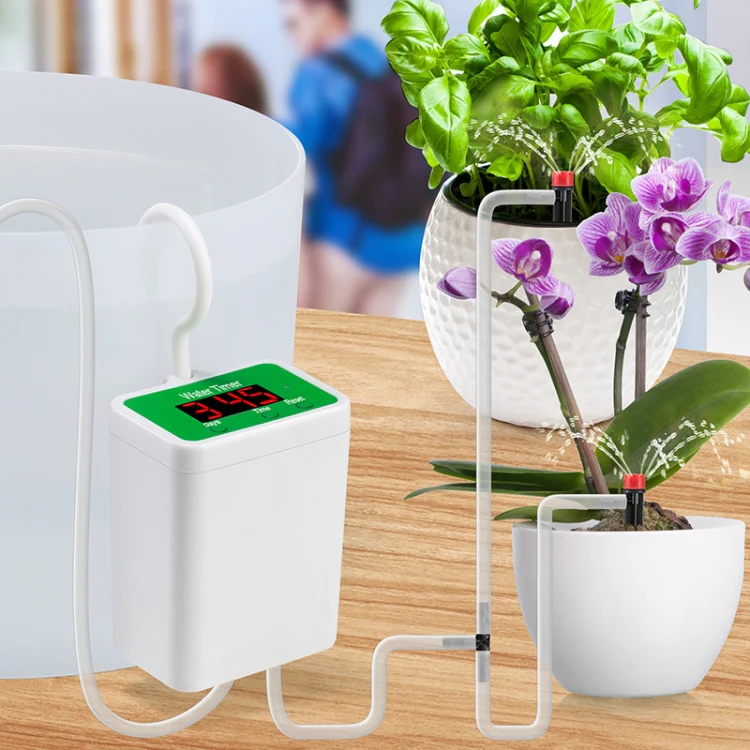 Household Intelligent Drip Irrigation Automatic Watering Timing Machine, Specification: Water 12 Potted Plants - Image 12
