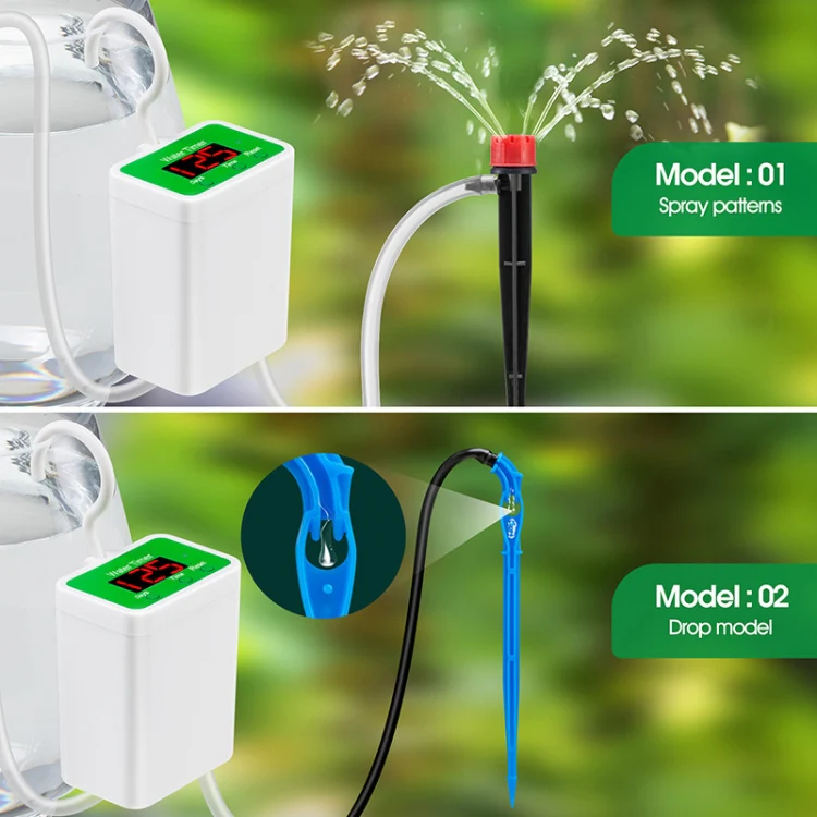 Household Intelligent Drip Irrigation Automatic Watering Timing Machine, Specification: Water 6 Potted Plants - Image 11