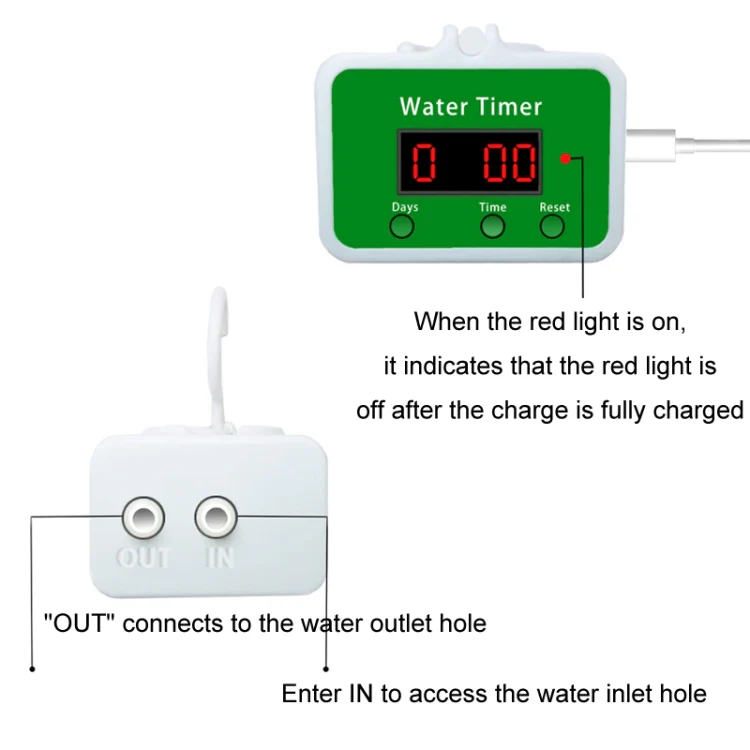Household Intelligent Drip Irrigation Automatic Watering Timing Machine, Specification: Water 6 Potted Plants - Image 4