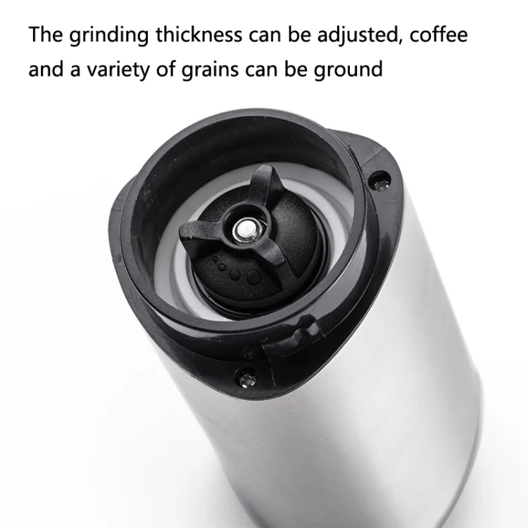 Household Stainless Steel Hand-Cranked Coffee Machine Grinder(Stainless Steel Model) - Image 4