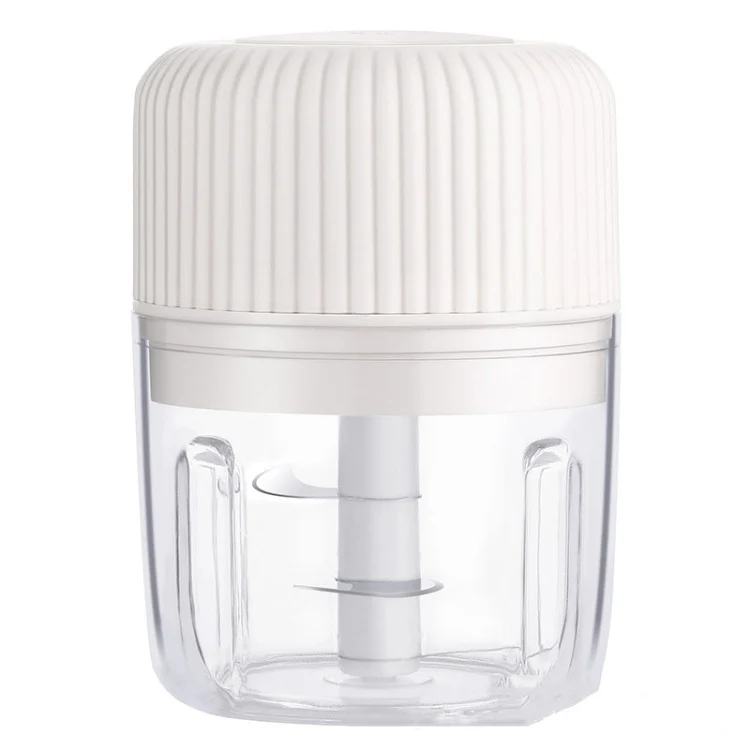 Household Vegetable Cutting Electric USB Garlic Masher Baby Mini Cooking Machine Baby Food Supplement Machine, Style:250ml(White)