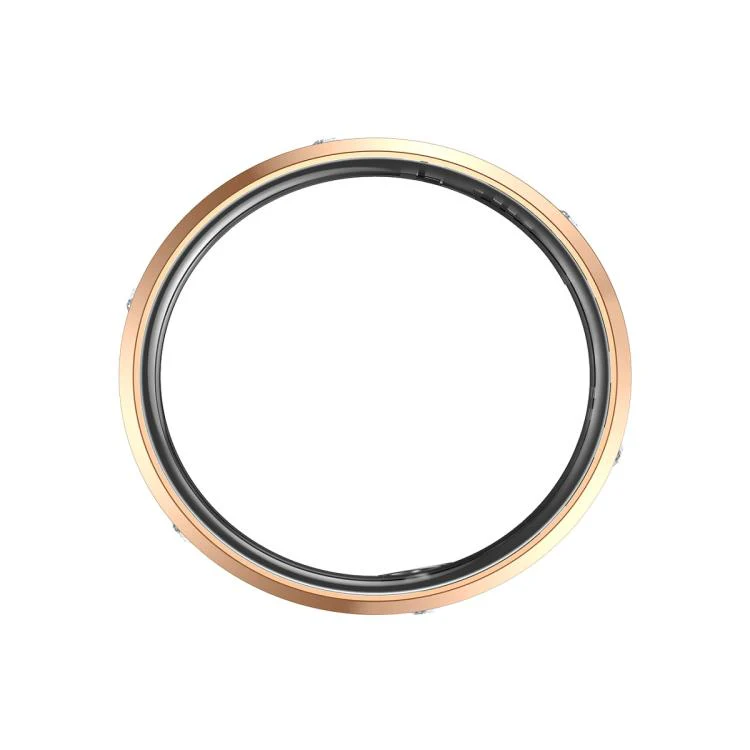 HR01 SIZE 9 Smart Ring, Support Heart Rate / Blood Oxygen / Sleep Monitoring / Female Menstrual Cycle(Gold) - Image 4