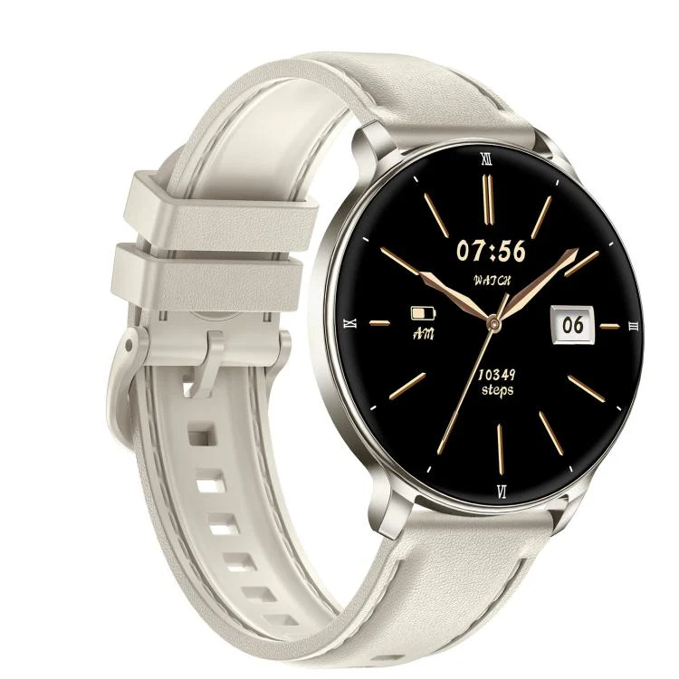HT39 1.32 inch Ultra-thin Sports Smart Watch Supports Bluetooth Call / Heart Rate / Pressure / Sleep Monitoring(Pale Gold) - Image 3