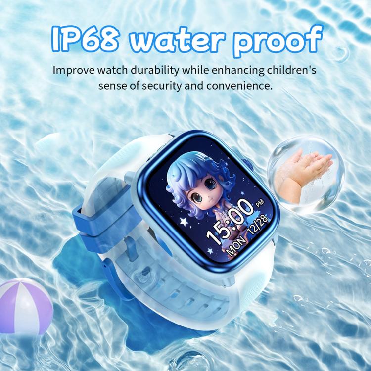 HT40 1.83 inch Children Smart Learning Watch Supports Study Card / Heart Rate / Pressure / Sleep Monitoring(Blue) - Image 11