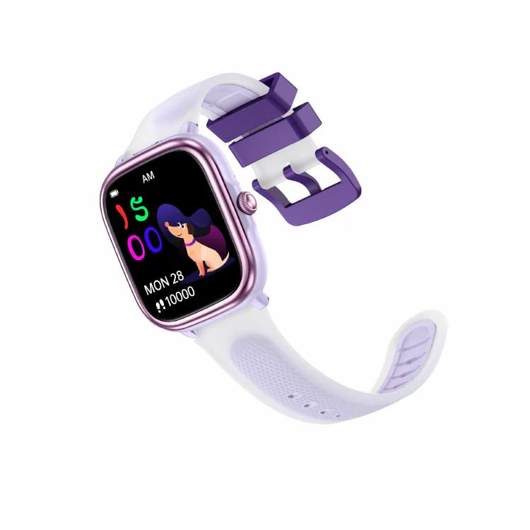 HT40 1.83 inch Children Smart Learning Watch Supports Study Card / Heart Rate / Pressure / Sleep Monitoring(Purple) - Image 4