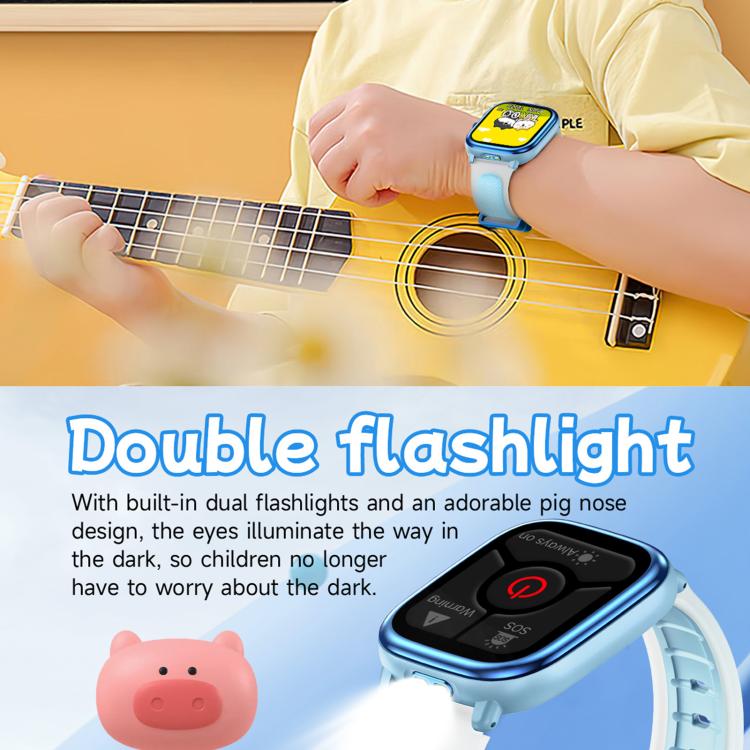 HT40 1.83 inch Children Smart Learning Watch Supports Study Card / Heart Rate / Pressure / Sleep Monitoring(Purple) - Image 8