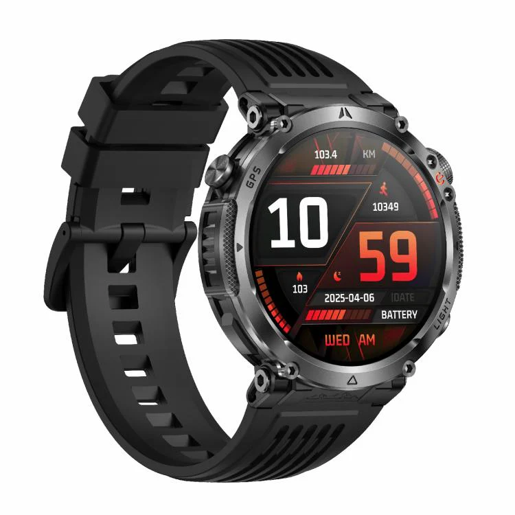 HT42 1.7 inch GPS Sports Smart Watch Supports Bluetooth Call / Heart Rate / Sleep Monitoring(Black) - Image 2