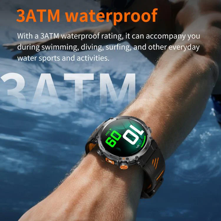 HT42 1.7 inch GPS Sports Smart Watch Supports Bluetooth Call / Heart Rate / Sleep Monitoring(Blue) - Image 16