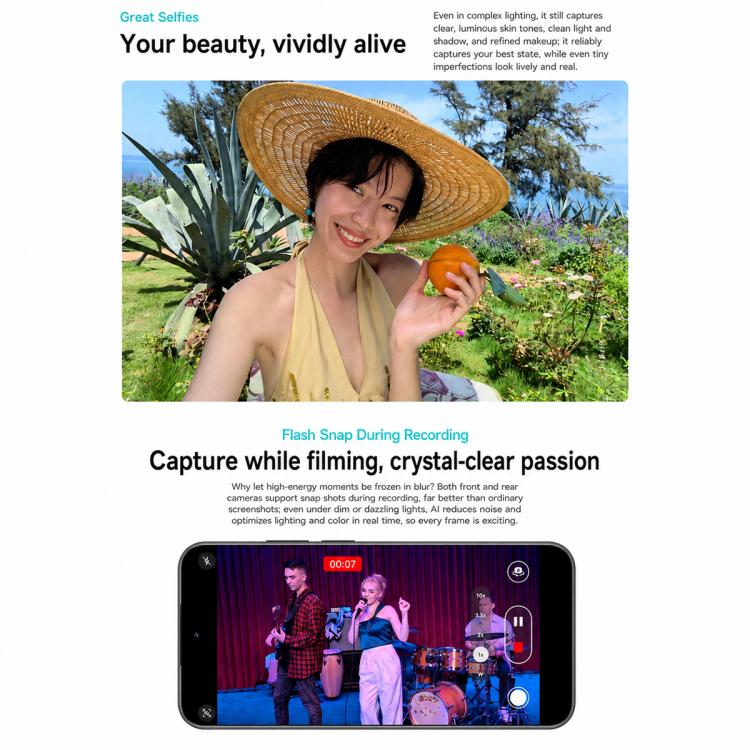 Huawei nova 16, 12GB+512GB, Side Fingerprint Identification, 6.68 inch HarmonyOS 6.1 Kirin 9010S Octa Cora, NFC, OTG, Not Support Google Play (Starry Black) - Image 9