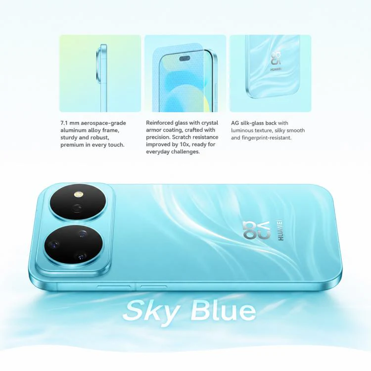 Huawei nova 16 Pro, 12GB+1TB, Side Fingerprint Identification, 6.84 inch HarmonyOS 6.1 Kirin 9010S Octa Cora, NFC, OTG, Not Support Google Play (Blue) - Image 7