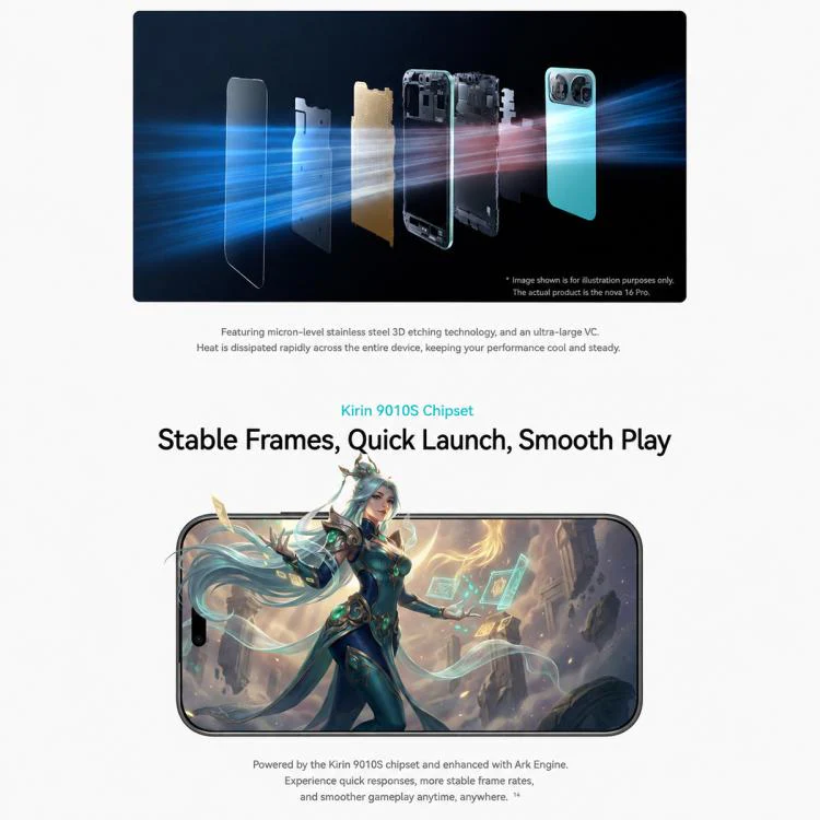 Huawei nova 16 Ultra, 12GB+256GB, Side Fingerprint Identification, 6.84 inch HarmonyOS 6.1 Kirin 9010S Octa Cora, NFC, OTG, Not Support Google Play (White) - Image 14