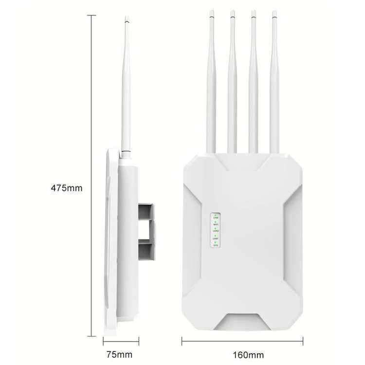 HW1800S WiFi 6 Outdoor Wireless Access Point 1800Mbps Waterproof Dual Band Gigabit Router, Plug:AU Plug(White) - Image 3