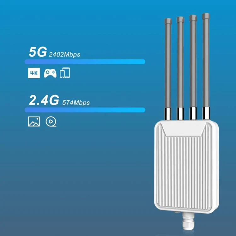 HW3000M AX3000 Outdoor Wireless AP WiFi 6 Dual Band WiFi Router 3000Mbps High Power Modem, Plug:EU Plug - Image 8