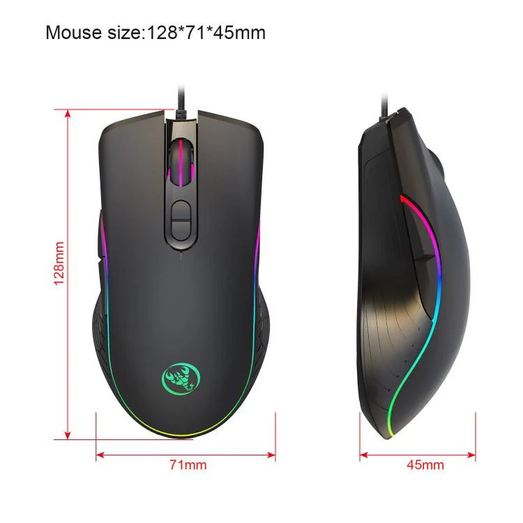 HXSJ Master-P5+V100+A867 Gaming Keyboard and Mouse Adapter Set for PS5(Black) - Image 11