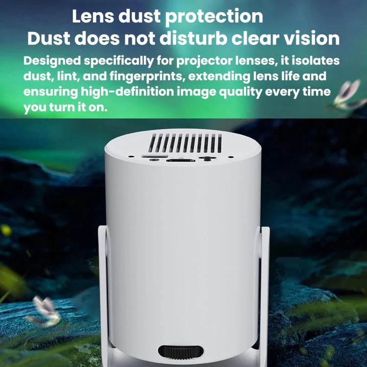 HY300Pro+ Mini Android 13 Short-Throw Projector HD Portable Home Projector US Plug(White) - Image 2