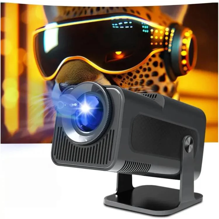 HY320 Mini Android 11 Portable 4K HD Projector With WiFi 6, Bluetooth, 180-Degree Rotation, Wireless Screen Mirroring EU Plug - Image 2