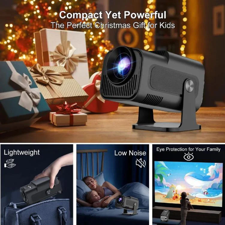 HY320 Mini Android 11 Portable 4K HD Projector With WiFi 6, Bluetooth, 180-Degree Rotation, Wireless Screen Mirroring EU Plug - Image 6