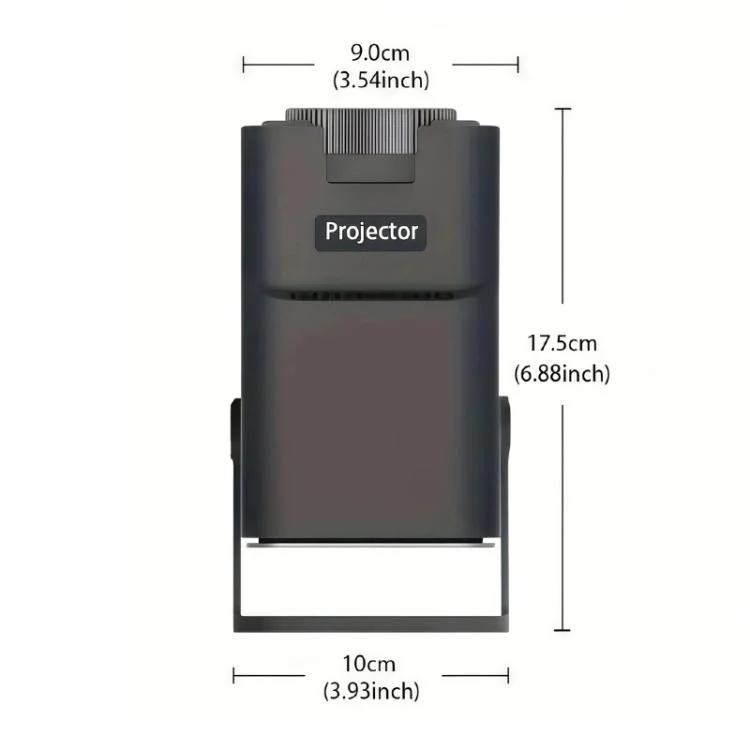 HY320 Mini Android 11 Portable 4K HD Projector With WiFi 6, Bluetooth, 180-Degree Rotation, Wireless Screen Mirroring EU Plug - Image 8