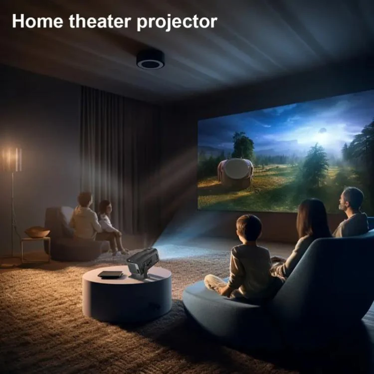 HY320 Mini Android 11 Portable 4K HD Projector With WiFi 6, Bluetooth, 180-Degree Rotation, Wireless Screen Mirroring US Plug - Image 7