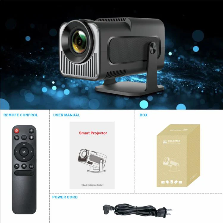 HY320 Mini Android 11 Portable 4K HD Projector With WiFi 6, Bluetooth, 180-Degree Rotation, Wireless Screen Mirroring US Plug - Image 9