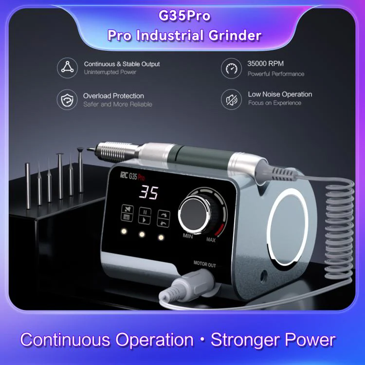 i2C G35Pro All-in-One Electric Industrial Grinder, Plug:EU Plug - Image 2