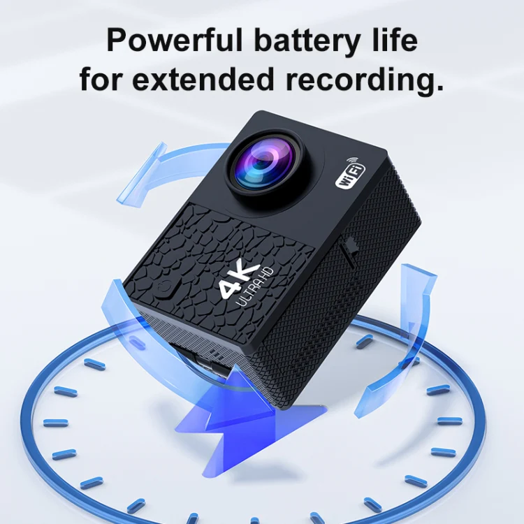 I5-360 2.0 inch IPS HD Screen Wide Angle 4K Action Camera, Specification:without Remote Control - Image 7