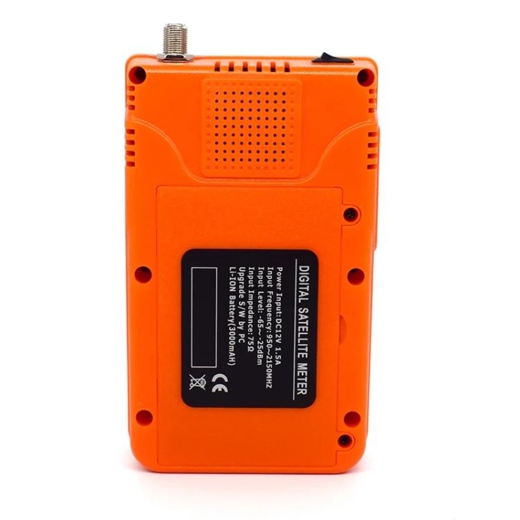iBRAVEBOX V9 Finder Digital Satellite Signal Finder Meter, US Plug(Orange) - Image 5