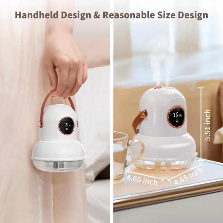 ICARER FAMILY IF-JS01 USB Charging Desktop Night Light Dual-spray Humidifier, Color: Beige (Doll) - Image 9