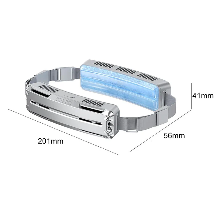 Ice Belt Outdoor Sports Cooling Fan Portable Mini Waist Fan(Dark Sky) - Image 3