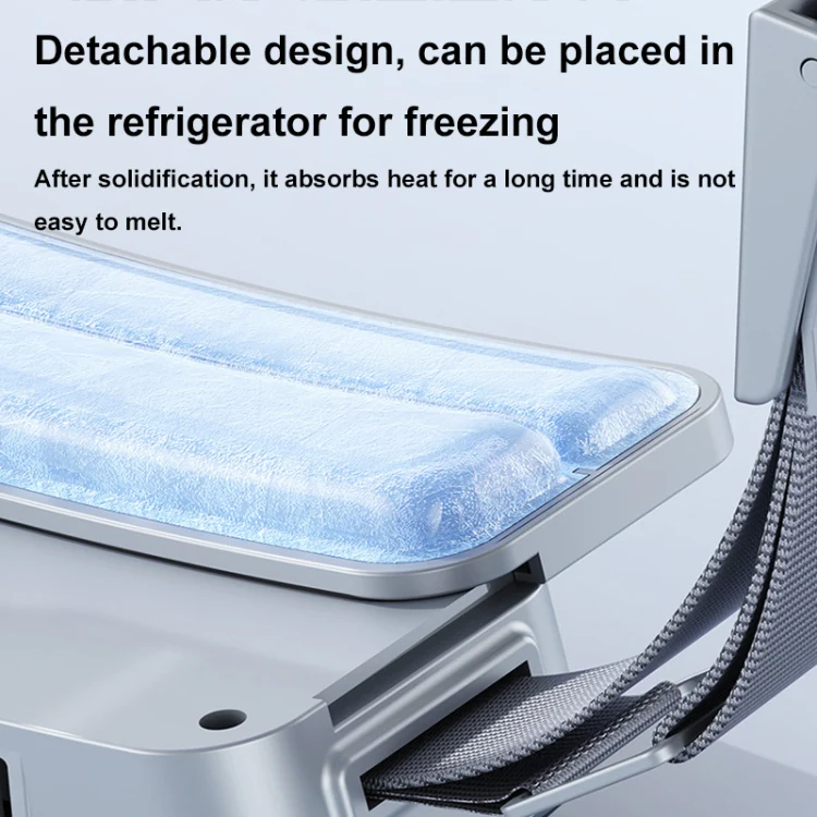 Ice Belt Outdoor Sports Cooling Fan Portable Mini Waist Fan(Dark Sky) - Image 7