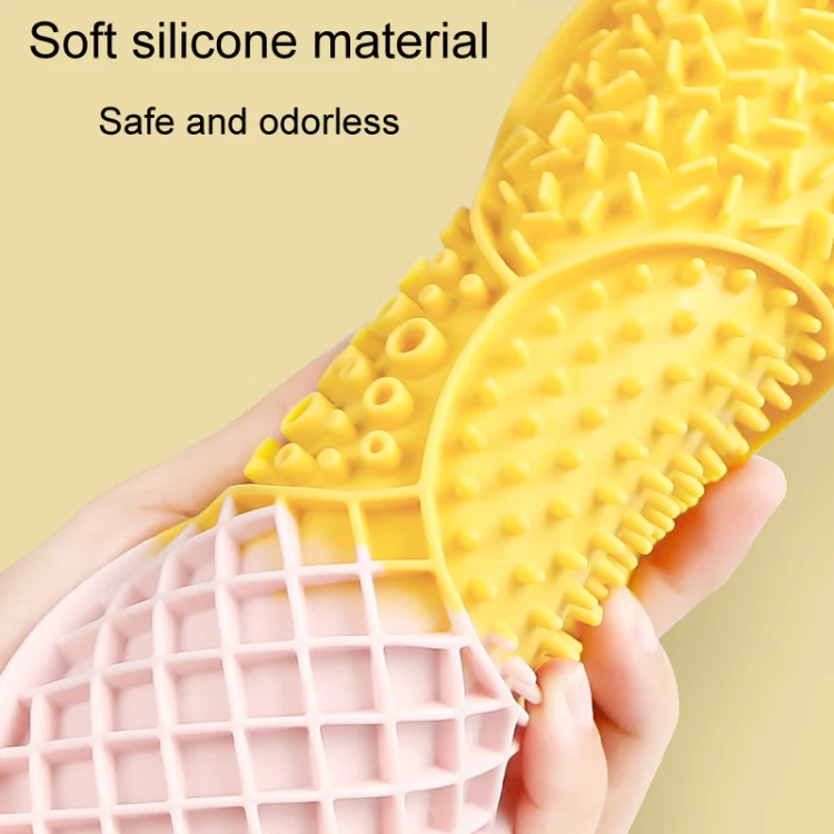 Ice-Cream Silicone Pet Licking Tray Cats And Dogs Anti-Choking Slow Eating Pad(Blue) - Image 6
