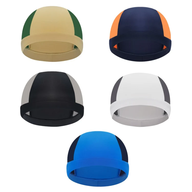 Ice Silk Riding Cap Outdoor Mountain Bike Helmet Inner Hat Sunscreen Absorbent Wicking Sports Cap, Size: Free code(Khaki) - Image 2