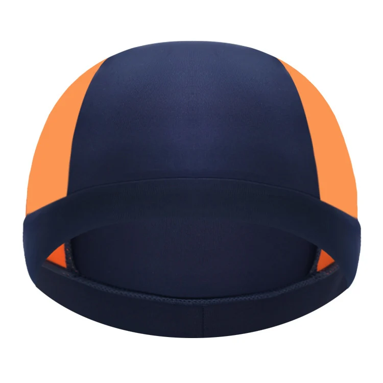 Ice Silk Riding Cap Outdoor Mountain Bike Helmet Inner Hat Sunscreen Absorbent Wicking Sports Cap, Size: Free code(Royal Blue)