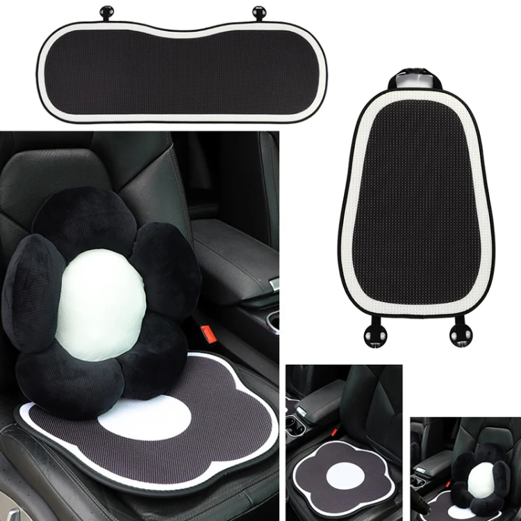 Ice Silk Simple Car Breathable Seat Cushion Cool Pad Summer Universal, Style: Honeycomb Backrest - Image 5