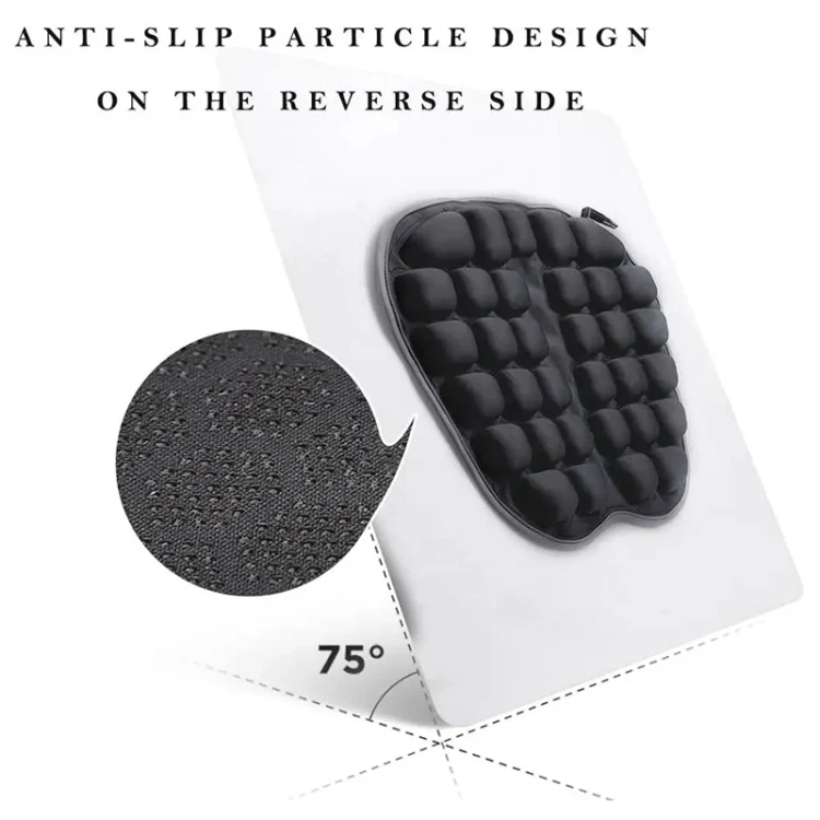 IN-SC003 Car Office Inflatable Airbag Seat Cushion, Style: Electric Water Inflatable Dual-Use (Black) - Image 5