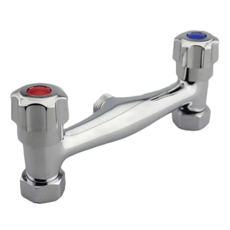 In-wall Dual Control Hot And Cold Water Faucet Bathroom Mixer Valve Shower Faucet, Specification: With Corner - Image 2