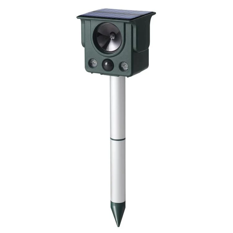 Infrared Sensor LED Strobe Ultrasonic Solar-Powered Animal Repellent(SJZ058) - Image 2