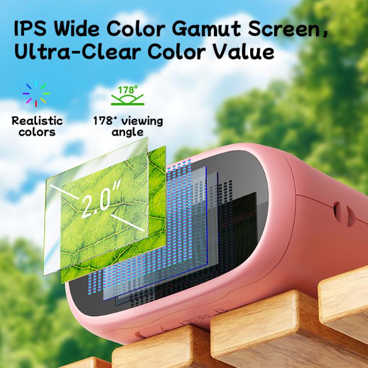 inskam 387 2MP 2-inch Display 2-in-1 Kids Digital Microscope & Binocular Telescope(Pink) - Image 12