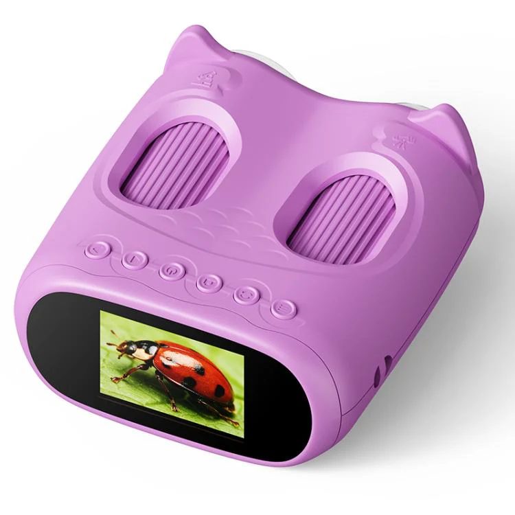 inskam 387 2MP 2-inch Display 2-in-1 Kids Digital Microscope & Binocular Telescope(Purple)