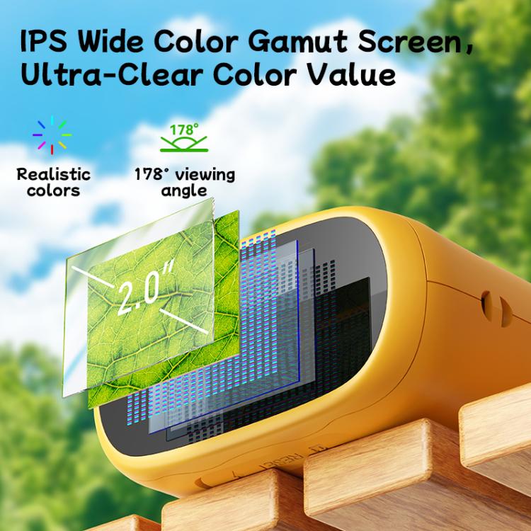 inskam 387 2MP 2-inch Display 2-in-1 Kids Digital Microscope & Binocular Telescope(Yellow) - Image 12